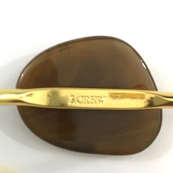 NEW! J.Crew Acetate Stone Open Cuff Bangle Deep Amber - OS - Picture 5 of 6